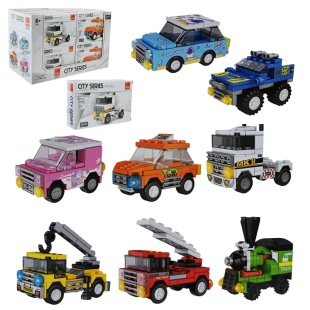 Конструктор, 50х60 деталей, в ассортименте, в коробке 14,5х4х9,5 см - интернет-магазин optom-k.com