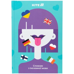 Словник з іноземної мови, А5, 60 аркушів, "Girl", KITE канцелярія - інтернет-магазин optom-k.com
