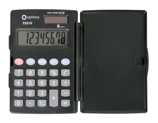 Калькулятор,  8 розрядів, 103х67х10 мм, кишеньковий, OPTIMA - інтернет-магазин optom-k.com