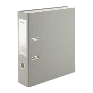 Папка-регистратор, односторонняя, А4, 7,5 см, разобрана, серая, "PP", AXENT - интернет-магазин optom-k.com