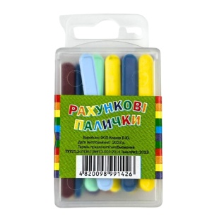 Упаковка счетных палочек, 25 штук, в корорбке 60х40х17 мм - интернет-магазин optom-k.com