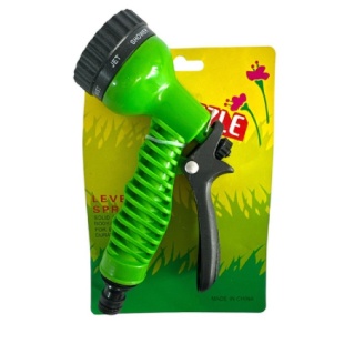 Пистолет для полива, 11х18 см, пластиковый, 7 функций, на планшете 18х10,5 см - интернет-магазин optom-k.com