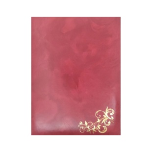 Папка к подписи, тиснение "Візерунок", бордовый цвет, "Fantasy", OPTIMA - интернет-магазин optom-k.com