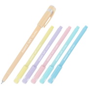 Ручка масляная, 0,7 мм, синяя, "Soft Pastel", AXENT - интернет-магазин optom-k.com