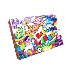 Игра настольная, в коробке 2х25х36 см, "Unicorn Land", Danko Toys - интернет-магазин optom-k.com