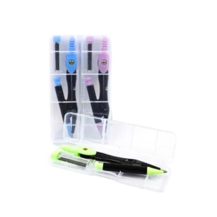 Циркуль, в пластиковом тубусе, грифель - интернет-магазин optom-k.com