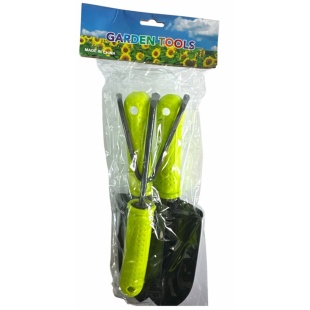 Набор садовых инструментов, 3 предмета, 21-25 см, в пакете 12х30 см - интернет-магазин optom-k.com