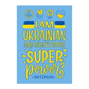 Блокнот на скобі, А6, 48 аркушів, клітинка, м`яка  обкладинка, матова ламінація Мандарин - інтернет-магазин optom-k.com