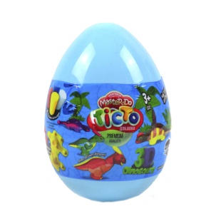 Тесто для лепки, 4 цвета, 75 г, стек и формочки, "Master Do Dinosaurs EGGS", Danko Toys - интернет-магазин optom-k.com