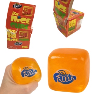Антистресс, 5 см, цветной, "Кубик льоду.FANTA",  (Дефект упаковки) - интернет-магазин optom-k.com