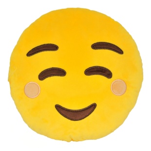 Игрушка-подушка мягкая, 8х26 см, "Емоджі "Smile", Tigres - интернет-магазин optom-k.com