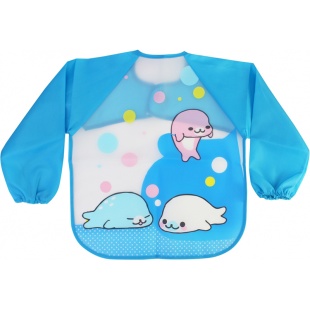 Фартук детский, 35х40 см, для творчества, голубой, MAXI - интернет-магазин optom-k.com