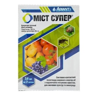 Інсектицид, 3,6 мл, 2 сотки, "Міст Супер", Adiant+ - інтернет-магазин optom-k.com