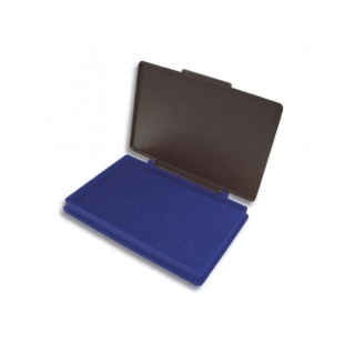 Подушка штемпельная, 70х110 мм, настольная, синий цвет, KORES - интернет-магазин optom-k.com