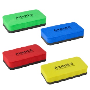 Губка для доски, маленькая, прямоугольная, "Ассорти", AXENT - интернет-магазин optom-k.com