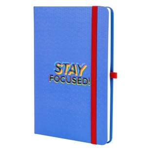 Блокнот прошитый, А5, 110 страниц, линия, твердая обложка, "STAY FOCUSED", OPTIMA - интернет-магазин optom-k.com
