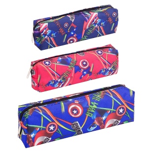 Пенал-косметичка, 18х6х4 см, 1 отделение, цветной, "Мститель" - интернет-магазин optom-k.com