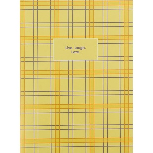 Книга канцелярська, А4, 48 аркушів, клітинка, жовтий, м'яка обкладинка, AXENT - інтернет-магазин optom-k.com