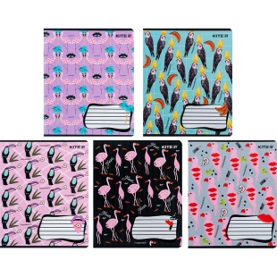 Тетрадь, 18 листов, клетка, гибридный лак + УФ лак, "BBH", KITE тетради и альбомы - интернет-магазин optom-k.com