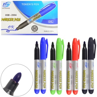 Маркер перманентный, толстый, Haowang - интернет-магазин optom-k.com