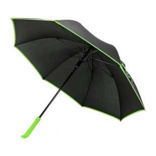 Зонт-трость, полуавтомат, черно-зеленый цвет, "NEXT", Optima PROMO - интернет-магазин optom-k.com