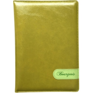 Дневник недатированный, А5, 320 страниц, клетка, 70 г, кожзам, Мандарин - интернет-магазин optom-k.com