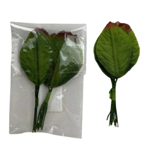 Упаковка листочків декоративних, 11 см, зеленого кольору - інтернет-магазин optom-k.com