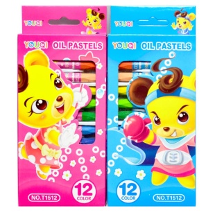 Карандаши цветные, 12 цветов, восковые, Sat - интернет-магазин optom-k.com