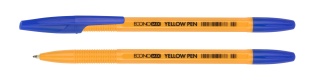Ручка шариковая, 0,5 мм, пластиковый корпус, "Yellow Pen", ECONOMIX Ручка шариковая, 0,5 мм, пластиковый корпус, "Yellow Pen", ECONOMIX - интернет-магазин optom-k.com
