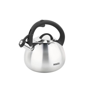 Чайник, 2,5 л, металлический, со свистком, "Trio", RINGEL - интернет-магазин optom-k.com