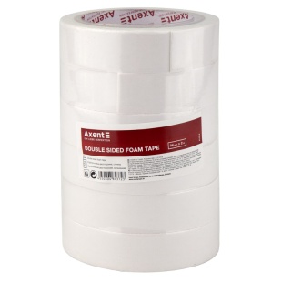 Лента клейкая, двусторонняя, 24 мм х 2 м, вспененная, AXENT - интернет-магазин optom-k.com