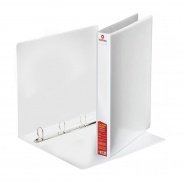 Папка, А4, 70 мм, 4D-кольца, белый цвет, "ПАНОРАМА", OPTIMA - интернет-магазин optom-k.com
