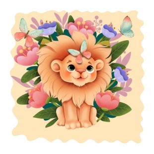 Алмазная мозаика, 25х25 см, на подрамнике 5D, "Львенок" - интернет-магазин optom-k.com