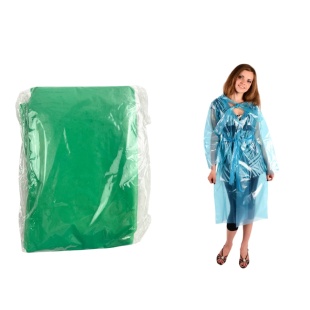 Плащ - дощовик, 100 см, 60 мкм, під пояс - інтернет-магазин optom-k.com