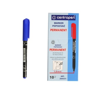 Маркер перманентный, 1 мм, тонкий, Centropen, Китай - интернет-магазин optom-k.com