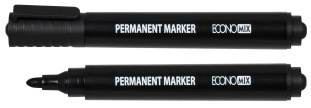 Маркер перманентный, 1-3 мм, с круглым кончиком, ECONOMIX - интернет-магазин optom-k.com