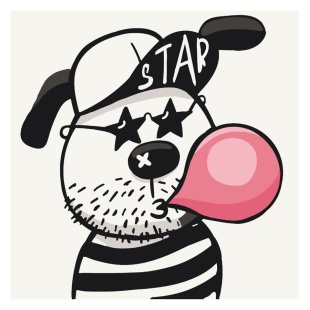 Картина по номерам, 30х30 см, с набором красок и 3 кисточками, "Стильная звезда" - интернет-магазин optom-k.com