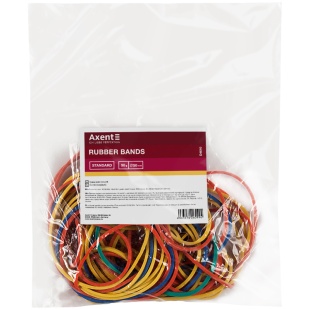 Резинки для денег, 50 г, цветные, "Standard", AXENT - интернет-магазин optom-k.com