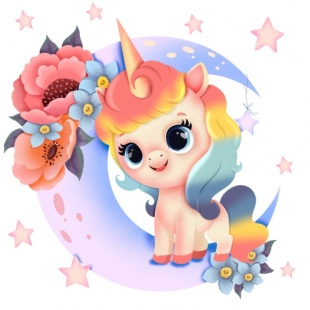 Алмазная мозаика, 25х25 см, на подрамнике 5D, "Единорожок" - интернет-магазин optom-k.com