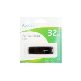 Флешка, 32Gb, USB 2.0, "Apacer Black" - интернет-магазин optom-k.com