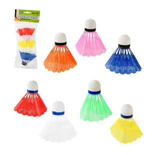 Набор воланчиков, 6 шт, пластиковые, цветные, в пакете 25х10 см - интернет-магазин optom-k.com