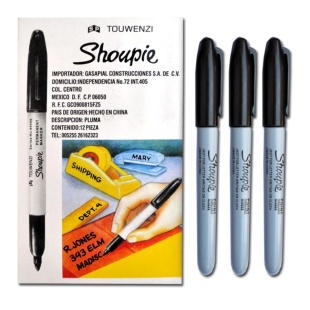 Маркер перманентный, тонкий, Sharpie - интернет-магазин optom-k.com