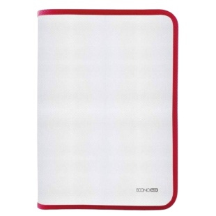 Папка на молнии, В5, фактура: ткань, вишневый, ECONOMIX - интернет-магазин optom-k.com