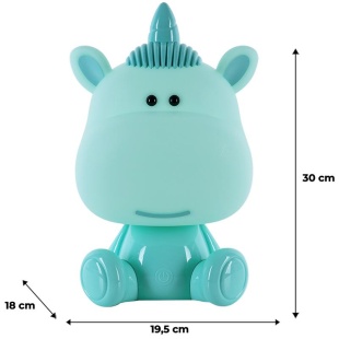 Светильник-ночник, LED с аккумулятором,2,5W, 1200mAh,5V,8 режимов,зеленый,"Unicorn",KITE канцелярия - интернет-магазин optom-k.com