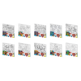 Набор для творчества, 31х31 см, раскраска по номерам, "Coloring by numbers", Danko Toys - интернет-магазин optom-k.com