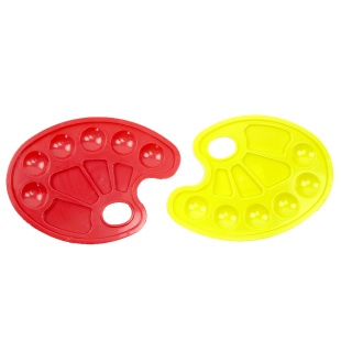 Палитра, 16х22 см, пластиковая, цветная - интернет-магазин optom-k.com