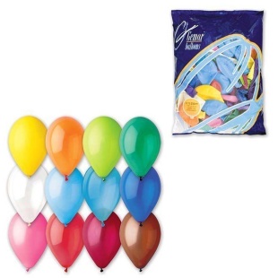 Воздушный шар, 13 см, пастель, разных цветов, Gemar Воздушный шар, 13 см, пастель, разных цветов, Gemar - интернет-магазин optom-k.com