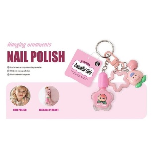 Брелок з косметикою, 10 см, з лаком для нігтів, в пакеті 10х11 см - інтернет-магазин optom-k.com
