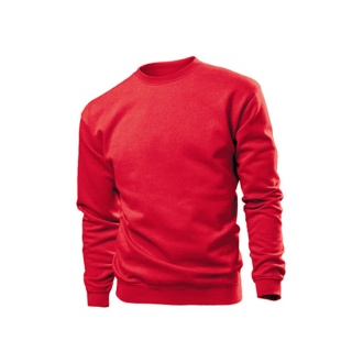 Толстовка мужская, размер М, хлопок, красный цвет, Stedman - интернет-магазин optom-k.com