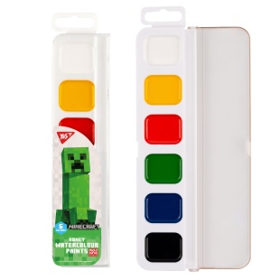 Краска акварельная, 6 цветов, медовая, "Minecraft" Yes - интернет-магазин optom-k.com